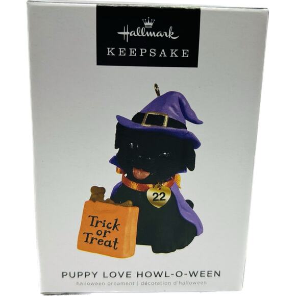 Hallmark PUPPY LOVE HOWL-O-WEEN Keepsake Ornament 2022 Halloween NIB - Picture 3 of 7